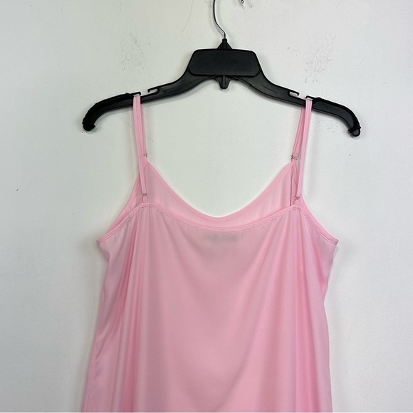 SALONI Women’s Adjustable Spaghetti Strap Slip Inner Dress In Green Size 10 - Picture 9 of 11